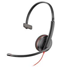 Poly Blackwire C3210 MONO Corded Headset (USB-C) (UC & Microsoft)(77R26A6)