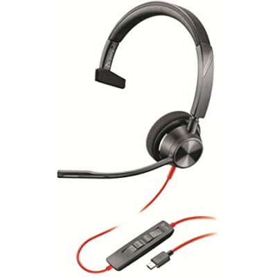 Poly Blackwire 3315 Microsoft Teams Certified USB-A Headset(76J13AA)