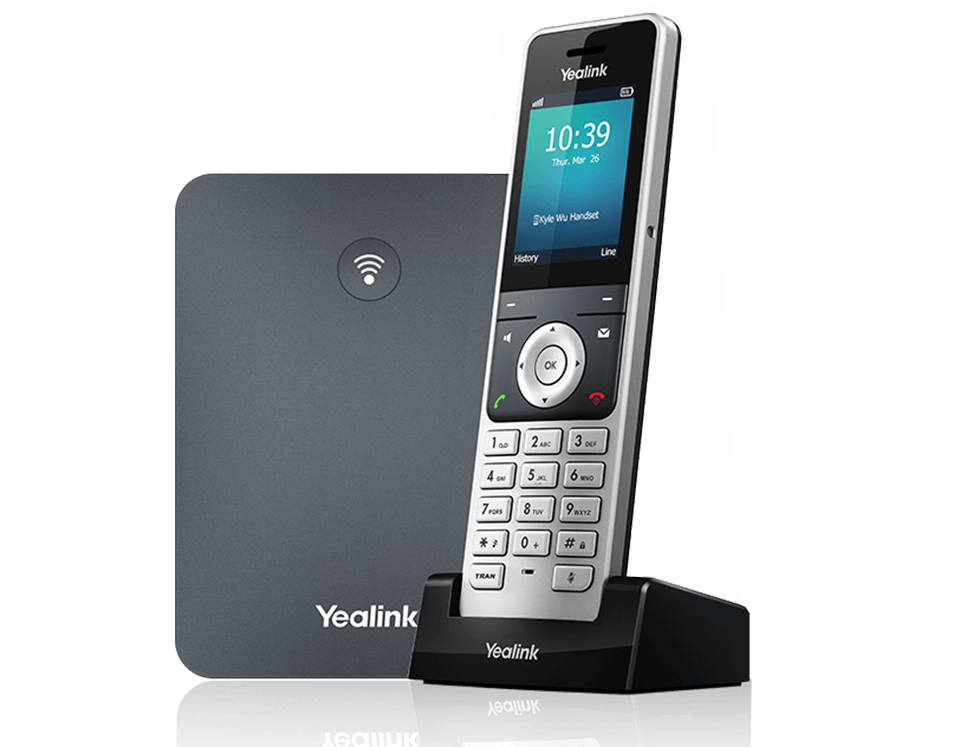Yealink YL-W76P. DECT Solution Base + W56H Handset - 10 handset registrations with 10 concurrent Voip calls
