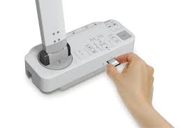 Prosonic Epson ELPDC21 Epson Visualizer, 12 x Optical Zoom 10 x Digital zoom, document camera designed to work seamlessly with projectors and other presentation setups