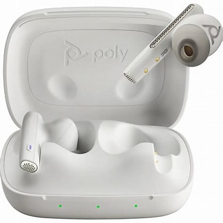 Poly Voyager Free 60 Earbuds White + BT700 USB-A Adapter + Basic Charge Case UC